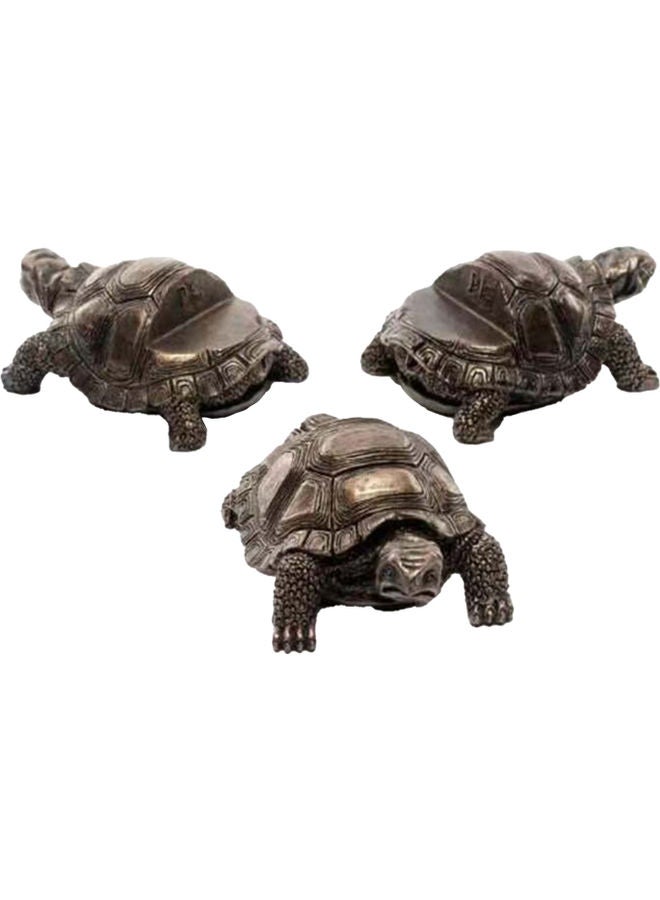 3-Piece Figurine Set Brown - Image 1