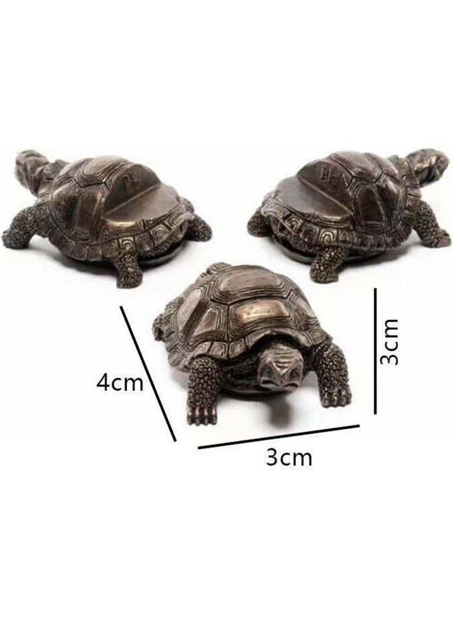 3-Piece Figurine Set Brown - Image 3