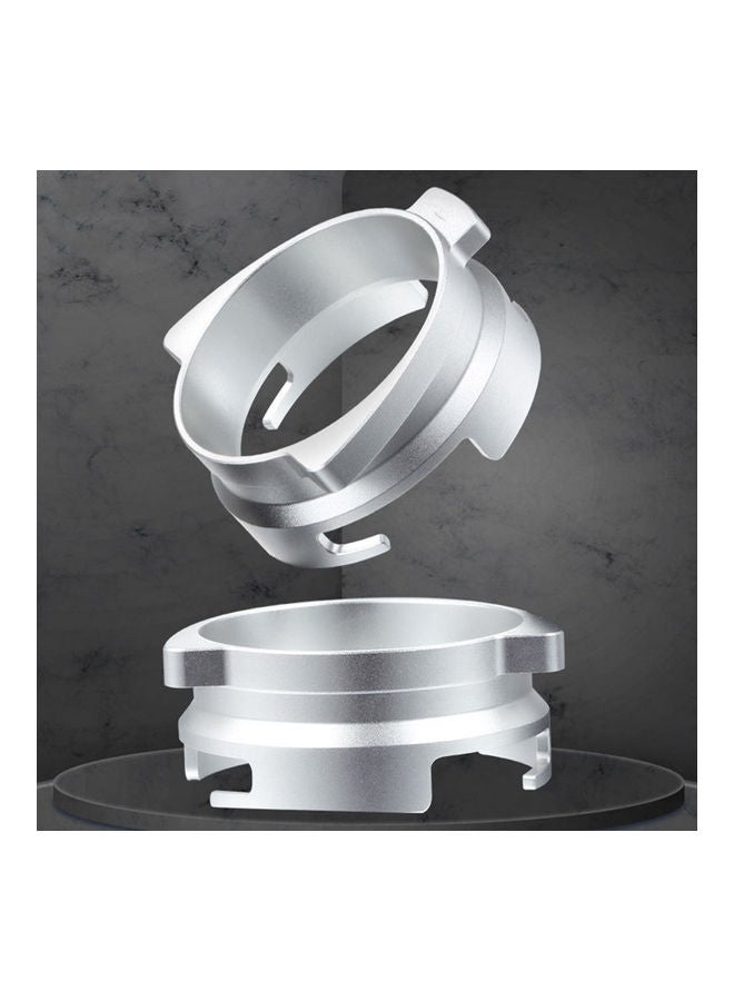 54mm Aluminum Dosing Ring For Coffee Portafilter Handle Silver  - Image 2