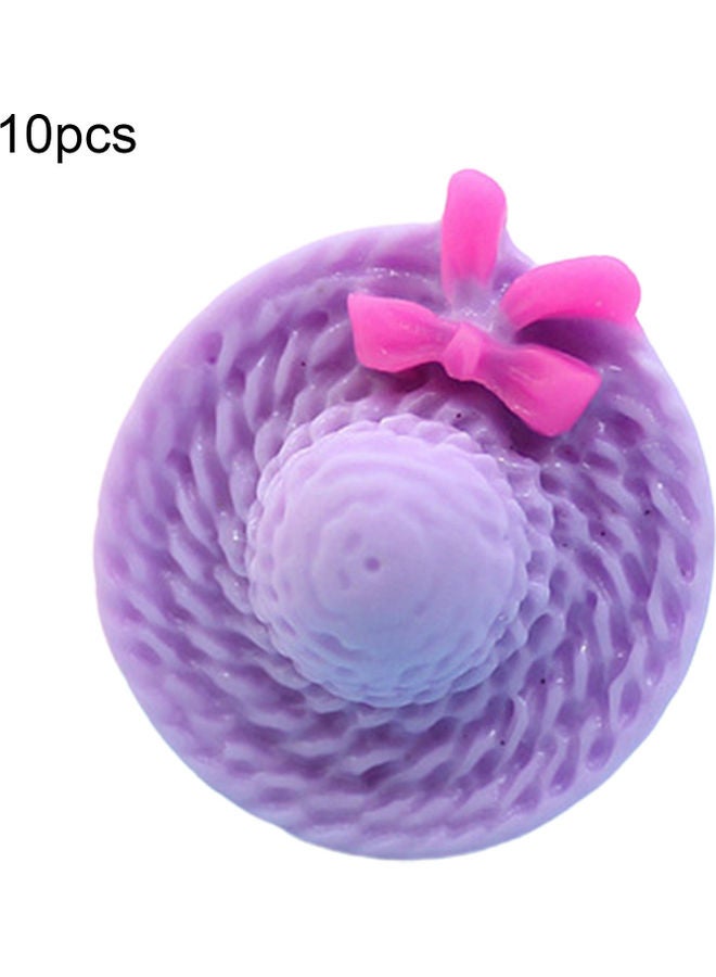10-Piece Hat Miniature Toy 