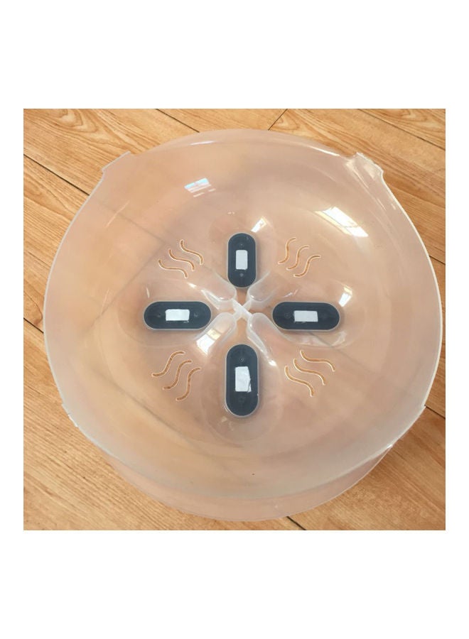 All-Purpose Heat-Resistant Splatter Cover Clear 30x30x9cm - Image 2