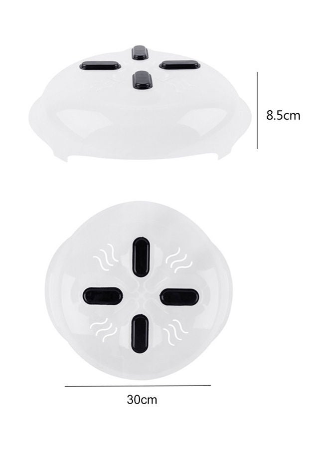 All-Purpose Heat-Resistant Splatter Cover Clear 30x30x9cm - Image 5