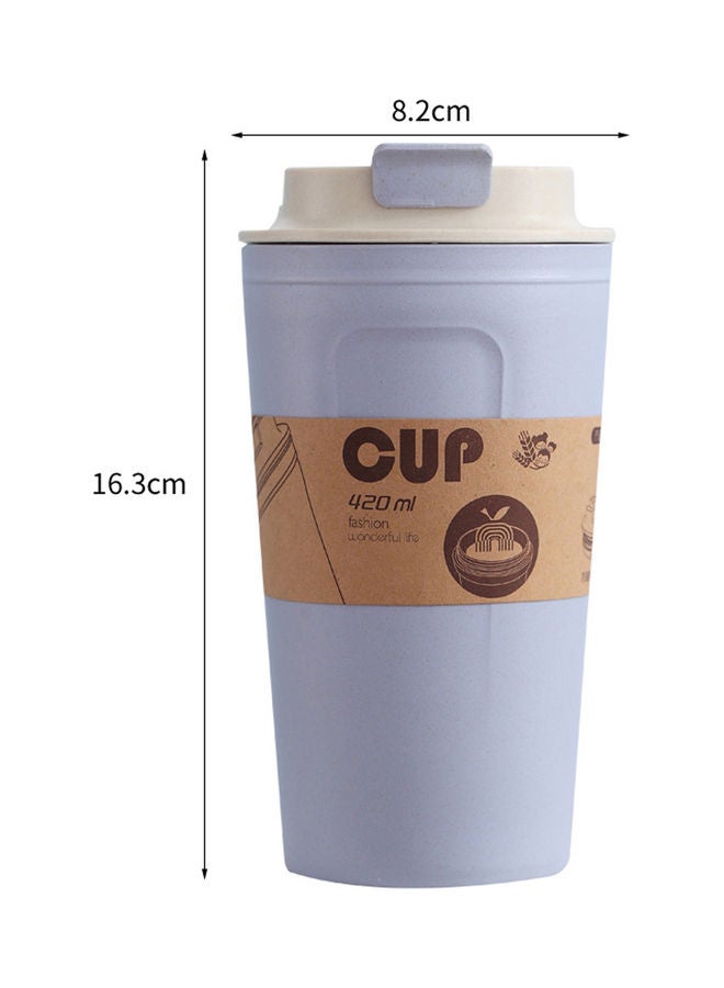 Coffee Cup With Lid Blue 