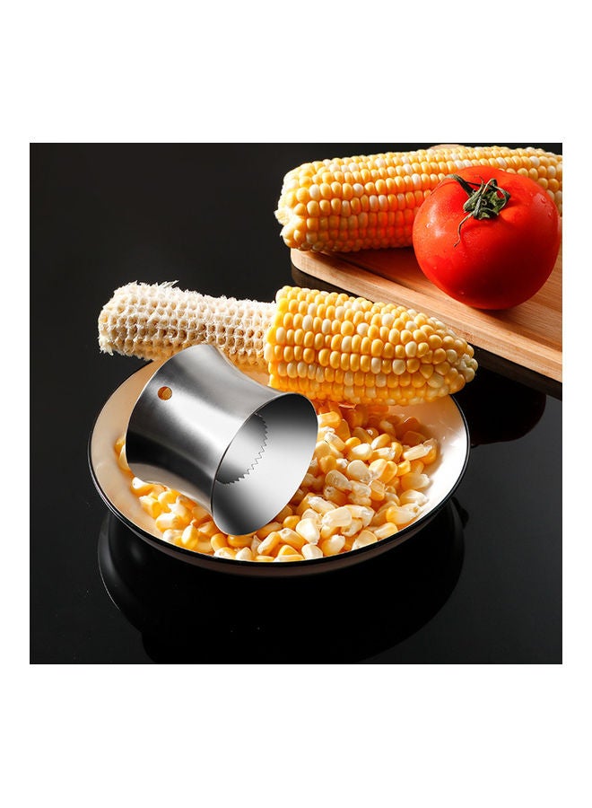 Generic - Stainless Steel Corn Stripper Tool For Kitchen Silver - Image 1