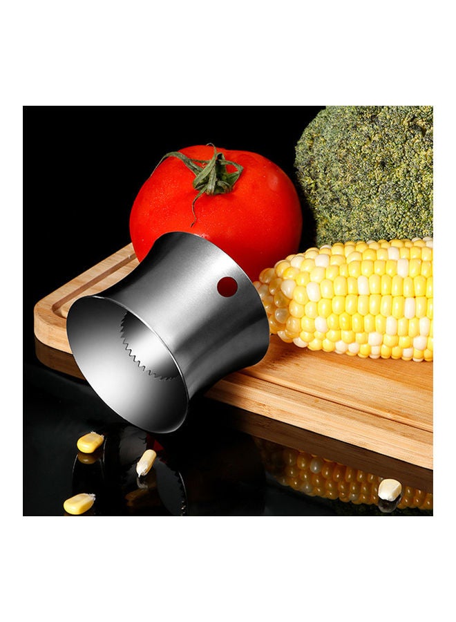 Generic - Stainless Steel Corn Stripper Tool For Kitchen Silver - Image 1