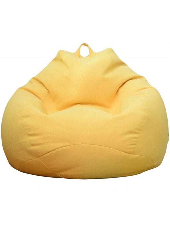 Removable Bean Bag Cover Bright Yellow 