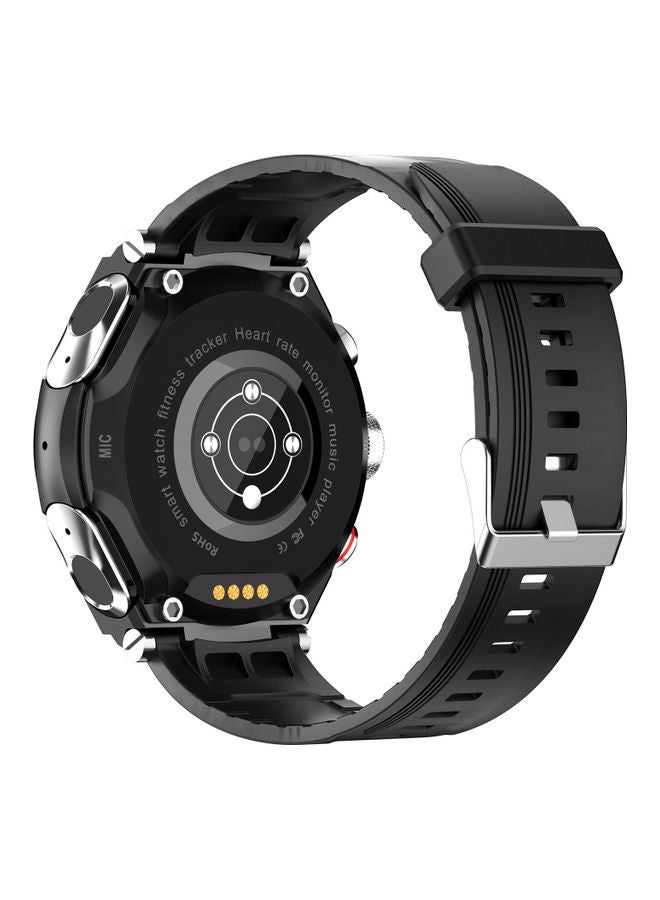 T92 2-In-1 Smartwatch With Bluetooth Earbuds Black/Silver