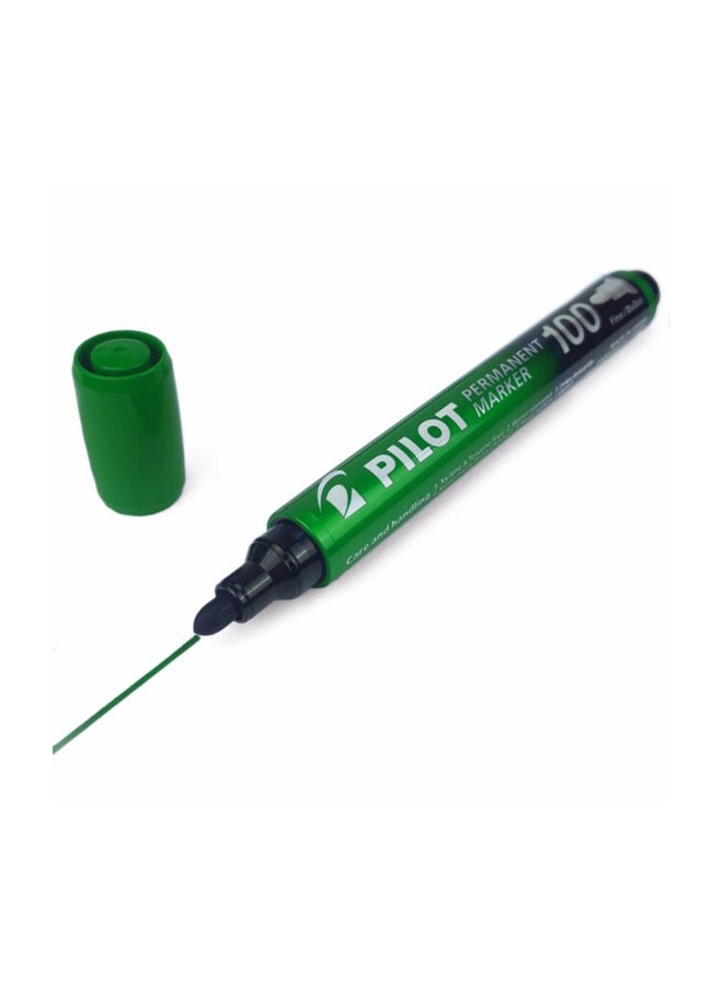 Bullet Tip Permanent Marker Green