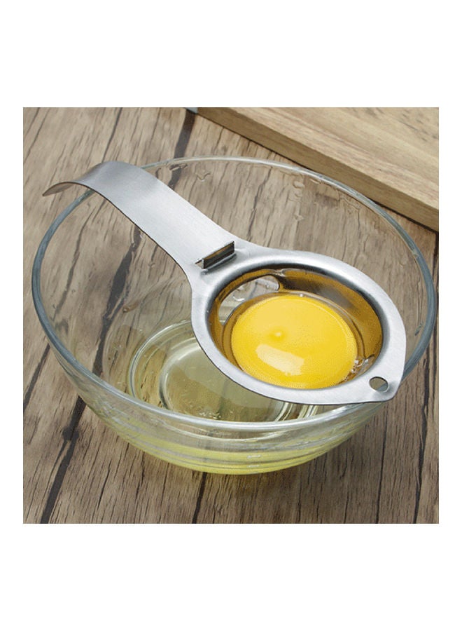 Egg Yolk Filter Tool Silver - Image 1