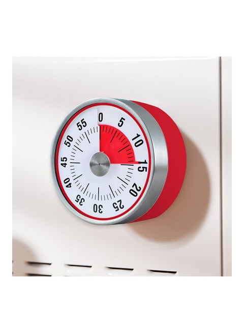 Large Dial Design Cooking Timer Red