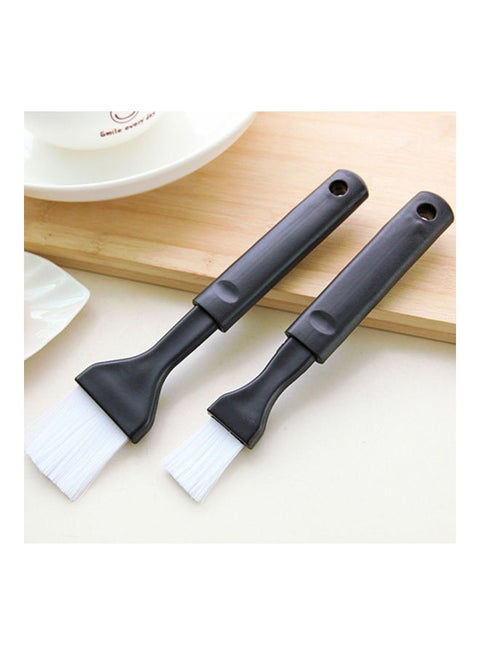 2-Piece Pastry Brush Set Black/White