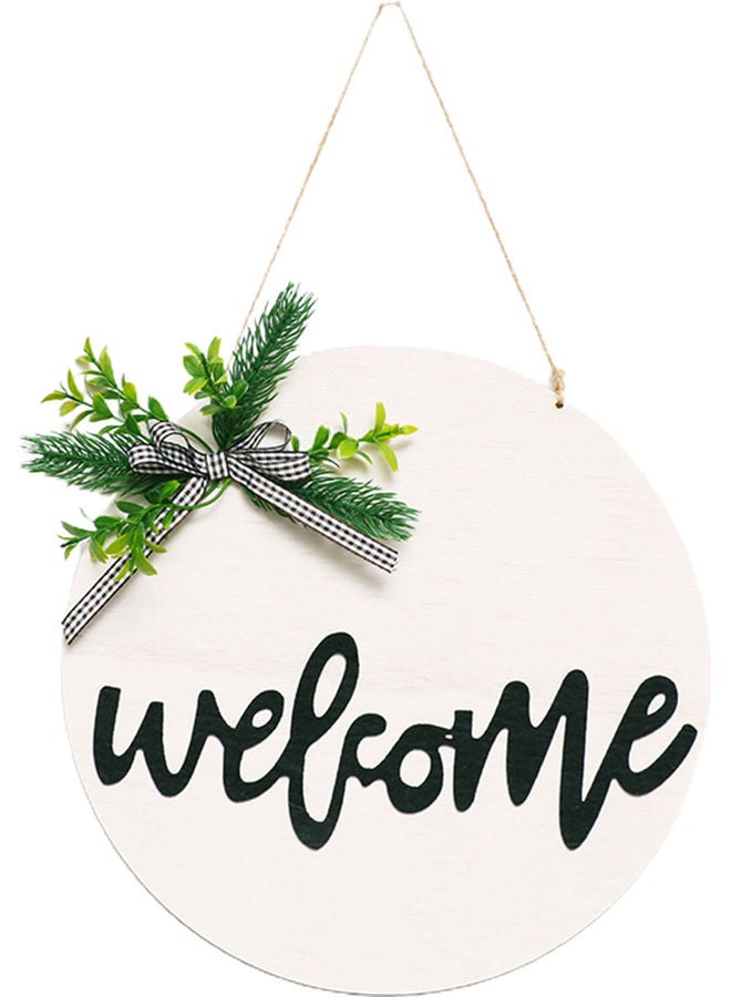 Generic - Wooden Welcome Hanging Pendant Multicolour - Image 1