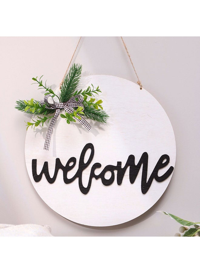 Generic - Wooden Welcome Hanging Pendant Multicolour - Image 1