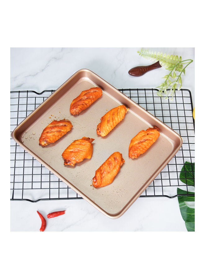 Baking Tray Golden 17x22x2.4cm - Image 4