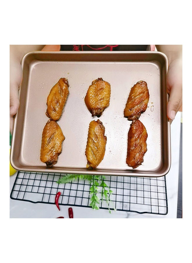 Baking Tray Golden 17x22x2.4cm - Image 5