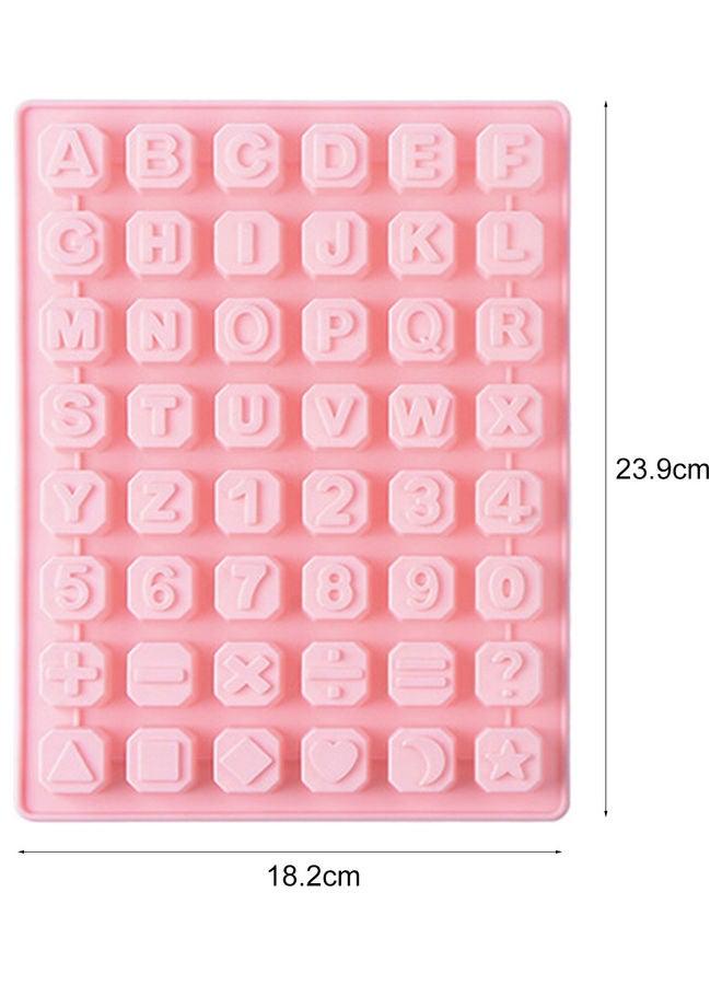Ice Cube Mold Multifunctional 48 Cavity Silicone Household  Mould For Home Pink 10x9x3cm - Image 2