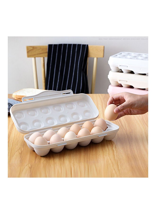 Generic - 12 Grids Large Capacity Egg Storage Box Grey - Image 1