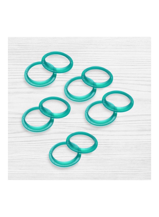 10-Piece Replacement Sealing Rings for Nespresso Capsule Green - Image 1