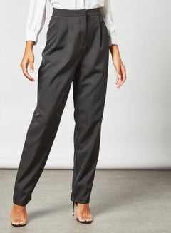 Sivvi x GenM High Waist Tapered Pants Black  - Image 1