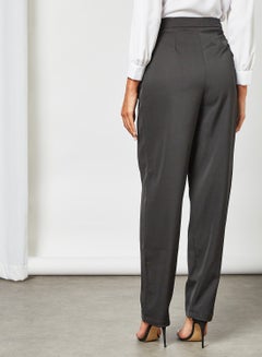 Sivvi x GenM High Waist Tapered Pants Black  - Image 2