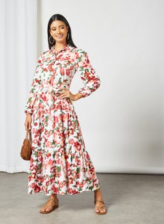 Sivvi x D'Atelier Floral Print Maxi Dress Multicolour  - Image 1