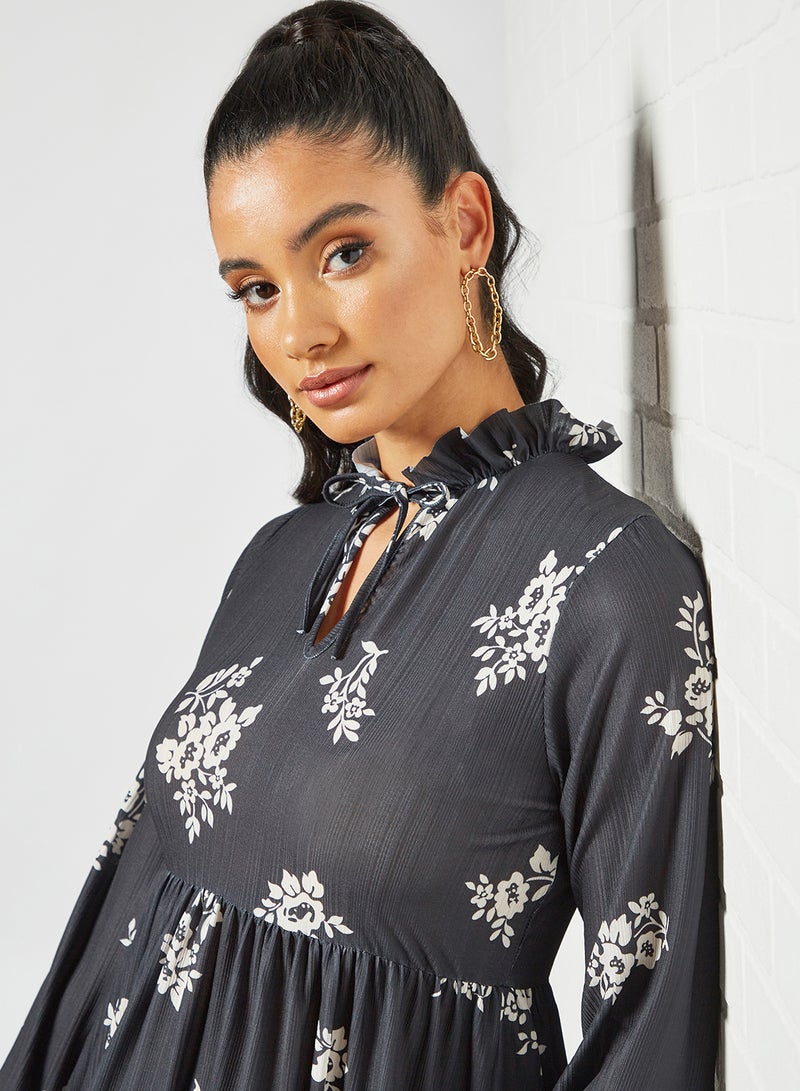 Sivvi x D'Atelier - Floral Print Mini Dress Multicolour - Image 1