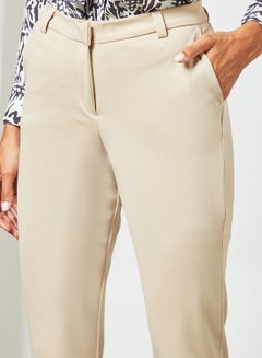 Sivvi x GenM Cigarette Trousers Beige  - Image 4
