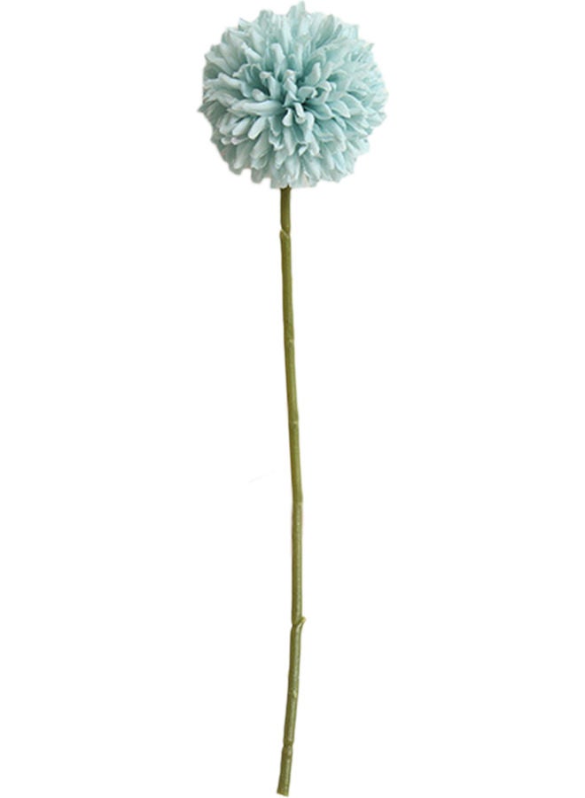 Artificial Chrysanthemum Flower Blue/Green 