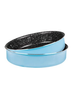 Grandi Cook Pop Round Oven Tray Set Light Blue 