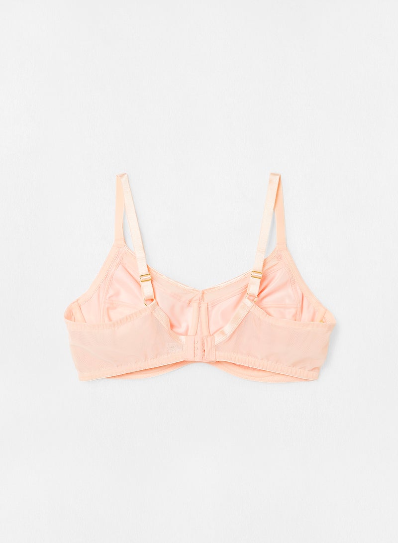 zivame Wired Full Coverage Bra Pink  - Image 2