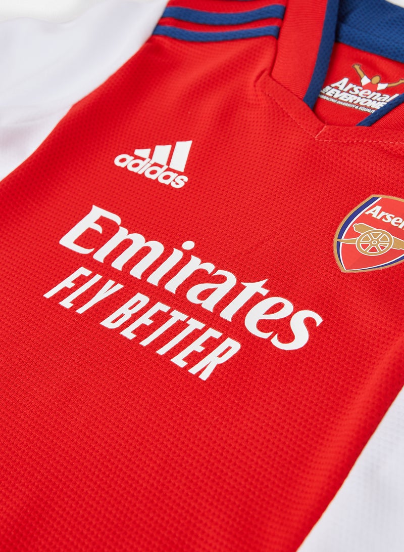 Adidas - Baby/Kids Arsenal Football Club 2021/22 Home Kit Red/White - Image 1