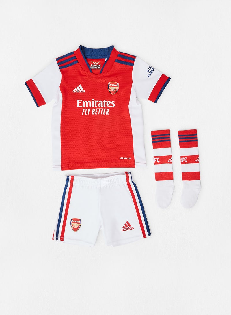 Adidas - Baby/Kids Arsenal Football Club 2021/22 Home Kit Red/White - Image 1