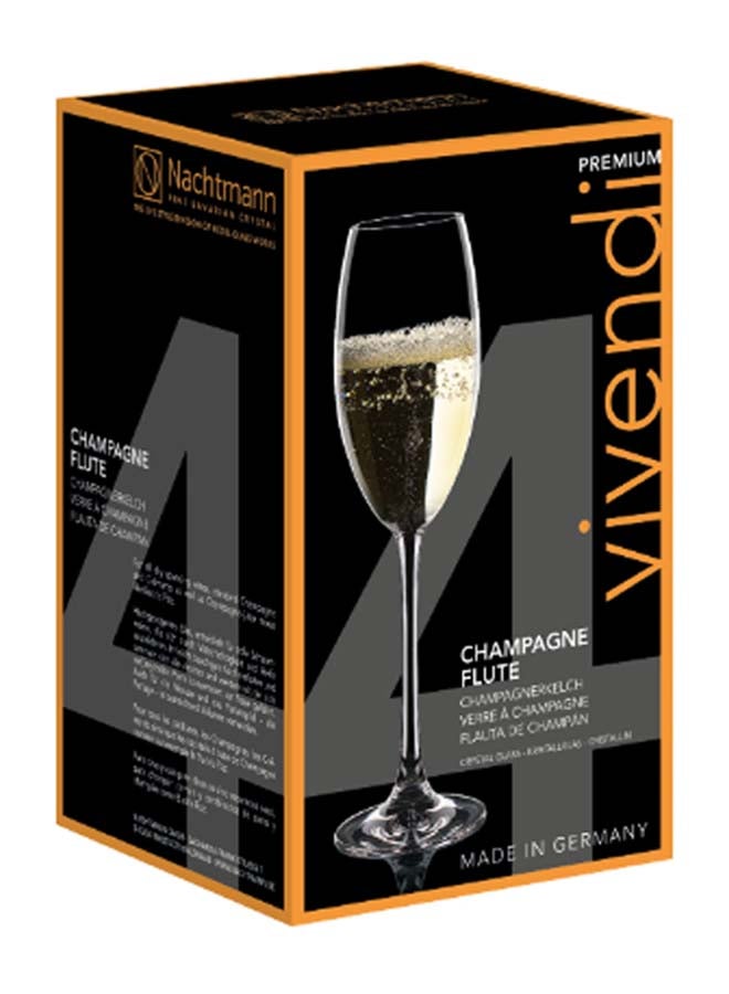 Nachtmann 4-Piece Vivendi Champagne Flute Set Clear 4 x 26.1inch  - Image 3