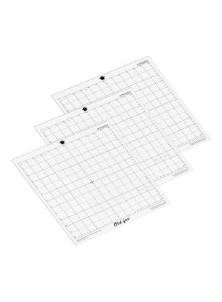 3-Piece Replacement Cutting Mat With Measuring Grid Transparent - v1626585548/N49230785A_1