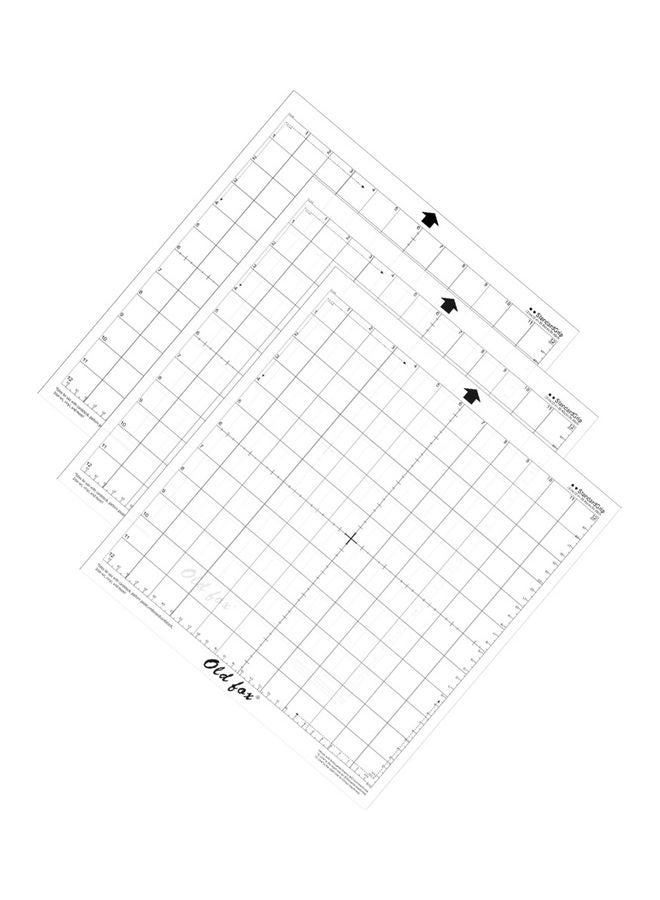 3-Piece Replacement Cutting Mat With Measuring Grid Transparent - v1626585548/N49230785A_5