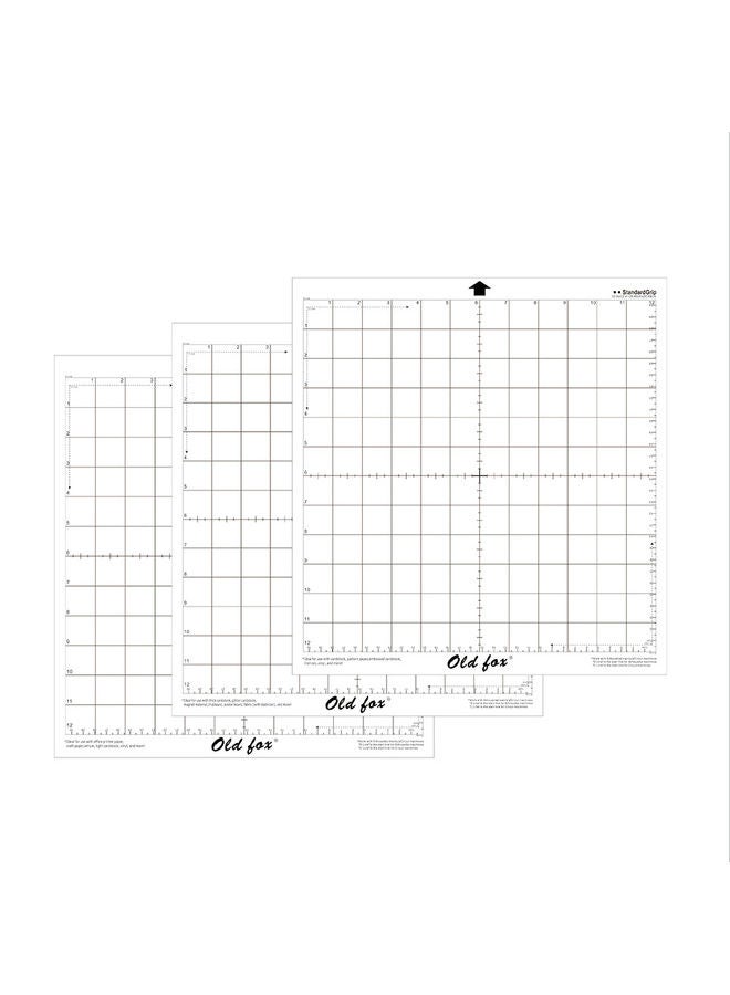 3-Piece Replacement Cutting Mat With Measuring Grid Transparent - v1626585548/N49230785A_7