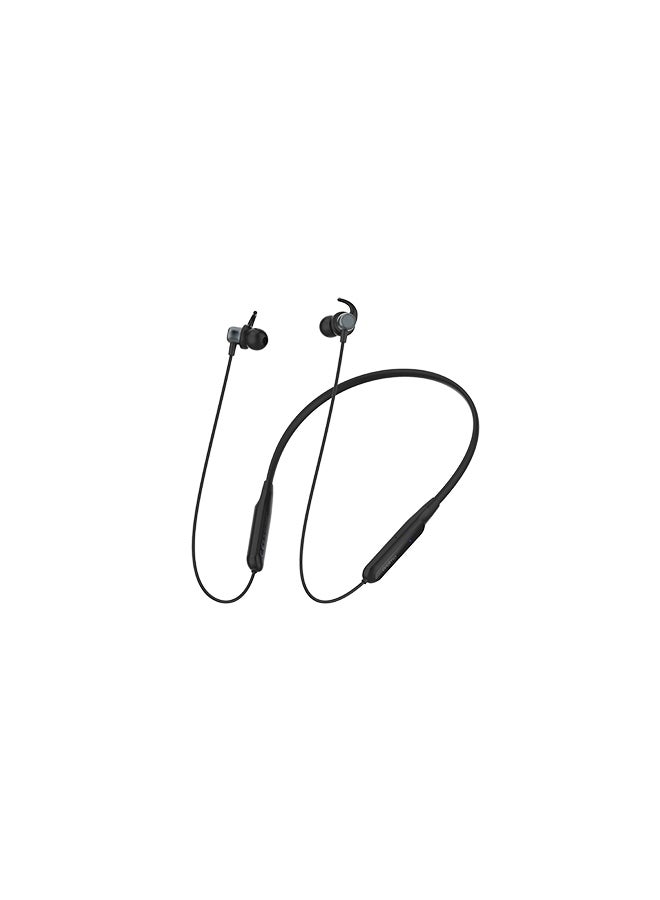 Oraimo Sport Wireless Earphone With Shark-Fin Design, Metal Craft And HD Audio, BT5.0 Connectivity, Magnetic Buds, Sweat Proof, 10m, Up To 180 Hours, Flexible Soft Neckband Black - Image 1