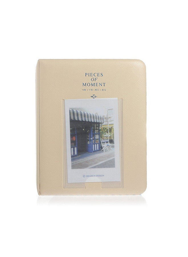 Pieces Of Moment Mini Book Album For Instax Mini 7s/8/25/50s/90/SP-1 Beige  - Image 2