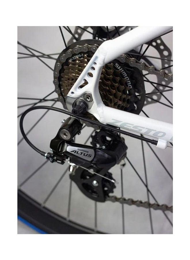 ZYKLUS Hybrid Bike 700c White/Black 133 x 19.5 x 73cm Size XL - Image 3