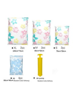 Generic 11-Piece Multipurpose Household Storage Bag Set Multicolour 35x28x8cm  - Image 2