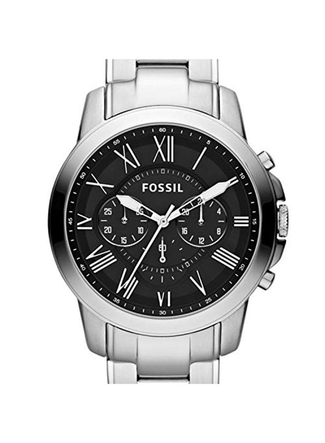 FOSSIL Men's Stylish Analog Wrist Watch - 43 mm - Silver  - Image 4