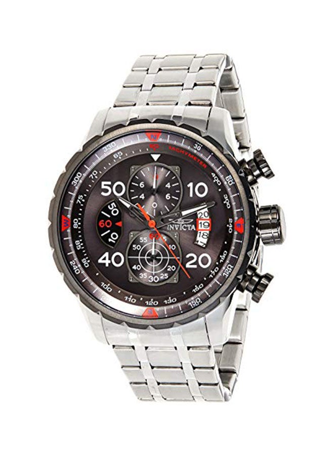 Invicta Men's Stylish Analog Wrist Watch - 43 mm - Silver - Image 1