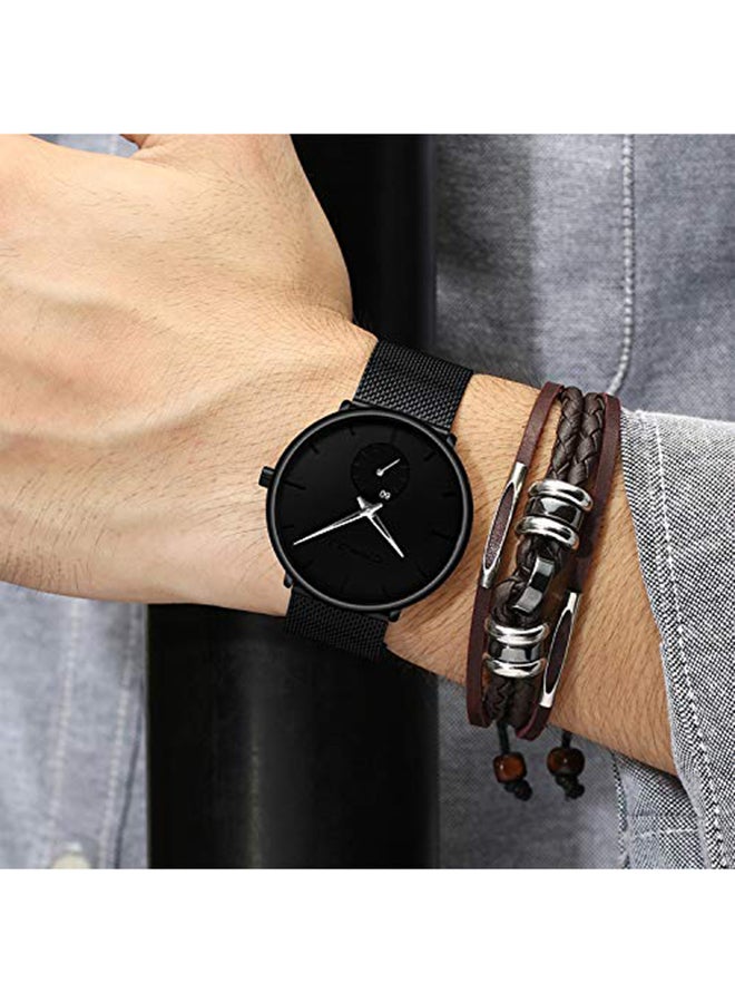 FIZILI - Stylish Analog Wrist Watch MGX2150-005 - 45 mm - Black - Image 1