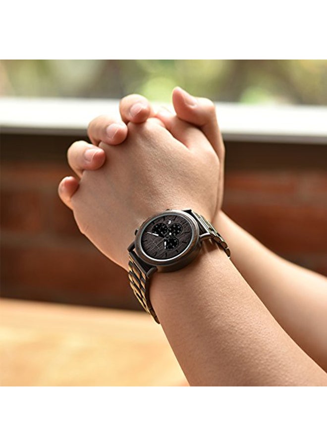 BOBO BIRD Men's Stylish Analog Wrist Watch - 45 mm - Grey - Image 4