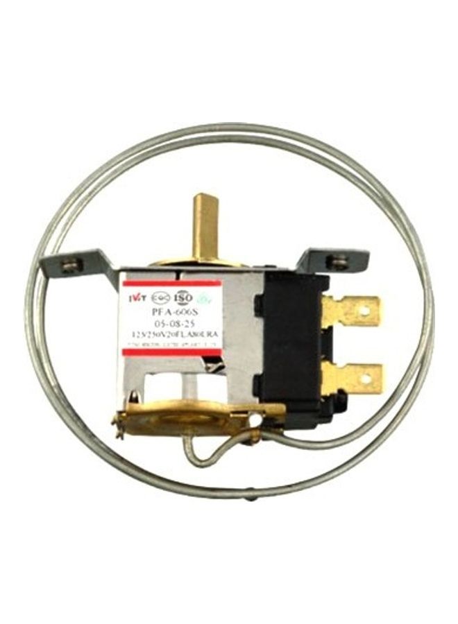 Generic - Thermostat PFA-606S Used For Window AC/Window Conditioners Silver/Yellow - Image 1
