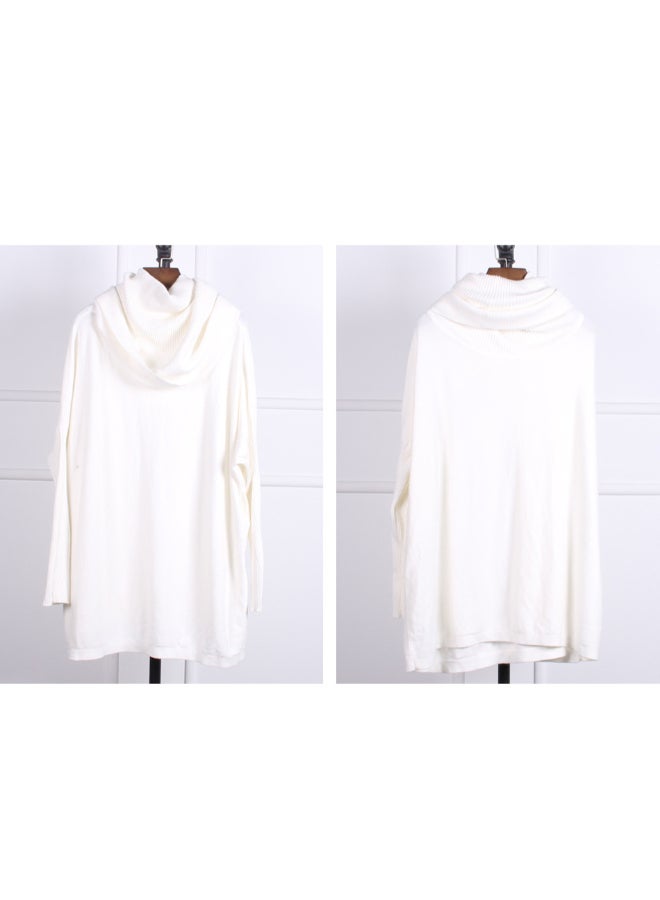 Joychic Fashionable Casual Sweater White  - Image 5