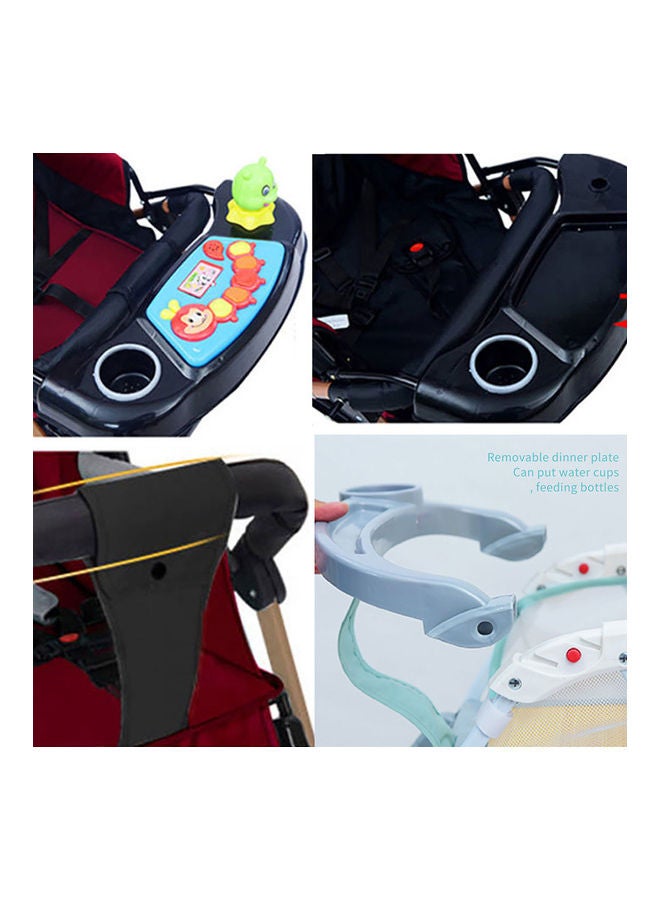 Kidle - Two Way Push Baby Stroller With Adjustable Handles Blue - Image 1