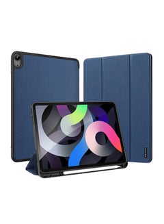 Domo Series Case For Apple iPad Air 4 10.9 With Pencil Holder & Auto Sleep Wake Blue