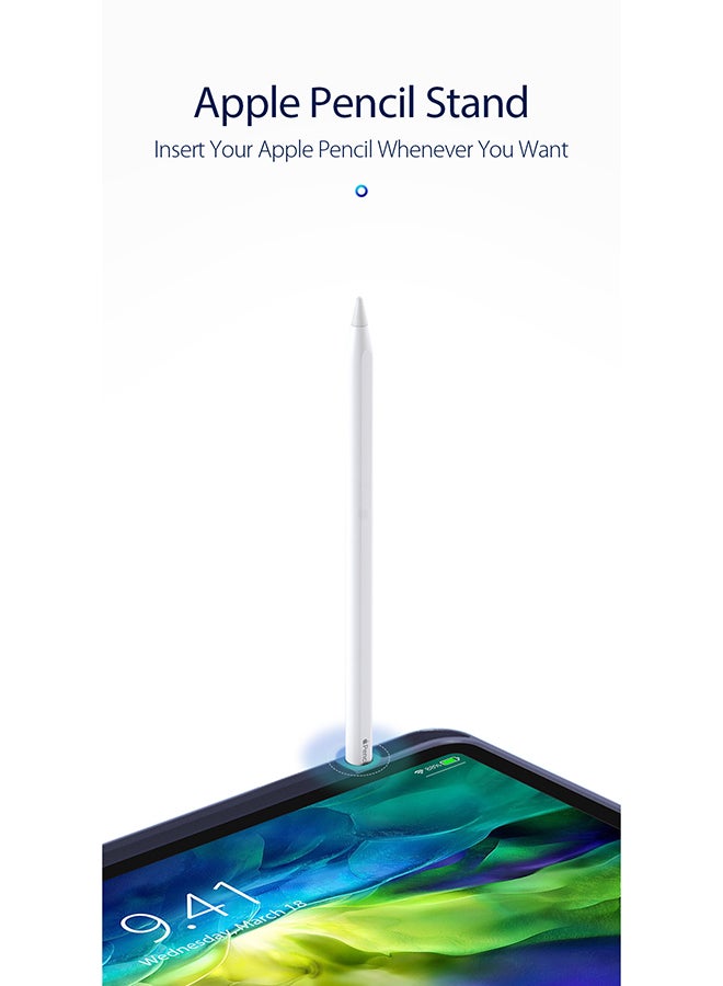 دوكس دوتشيز غطاء حماية واقٍ من سلسلة أوسوم لجهاز أبل آي باد برو 11 إصدار (2020) مع حامل قلم وخاصيّة السكون التلقائي أزرق - Image 4