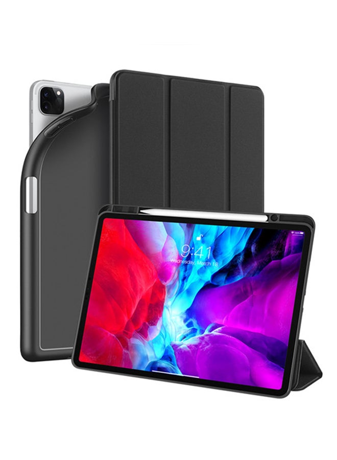 DUX DUCIS Osom Series Case For Apple iPad Pro 12.9 (2020) With Apple Pencil Holder & Auto Sleep Wake Black - Image 1